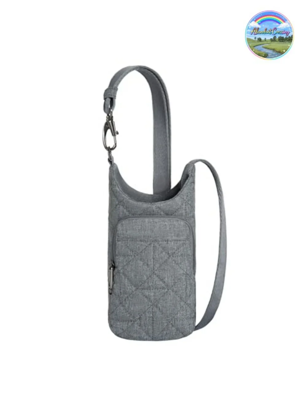 Anti-Theft Insulated Water Bottle Tote Polyester Locking RFID